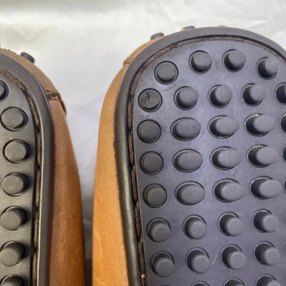 Polo Ralph Lauren Loafers Canvas Leather Driving Moccasins Shoes 10.5C - Picture 10 of 13